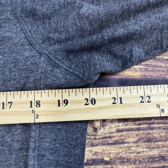 J AMERICA Lightweight Sweatshirt Hoodie Womens Gray Pullover Kangaroo Pocket M - Picture 5 of 6